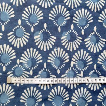 Preview: Indigo Hand Block Print aus Indien – FAN